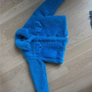 Blue Fuzzy Jacket